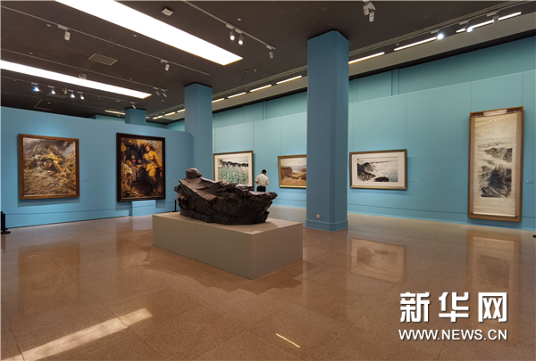 “伟大征程 时代画卷——庆祝中国共产党成立100周年美术作品展”开幕