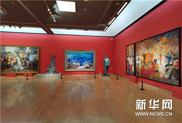 “伟大征程 时代画卷——庆祝中国共产党成立100周年美术作品展”开幕