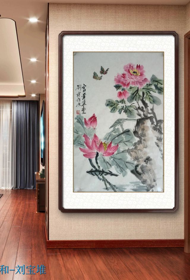国画荷花寓意多