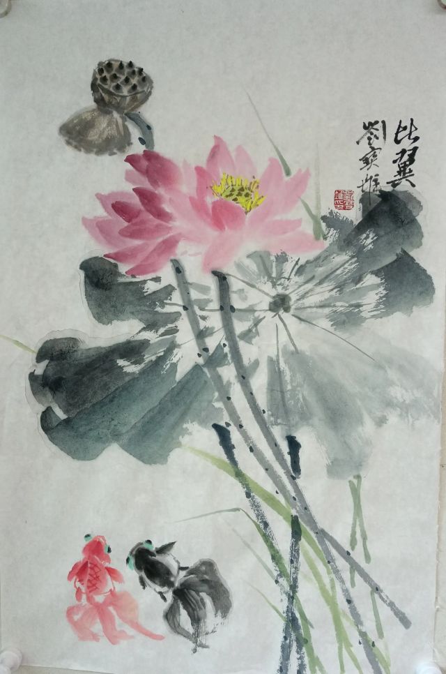 国画荷花寓意多