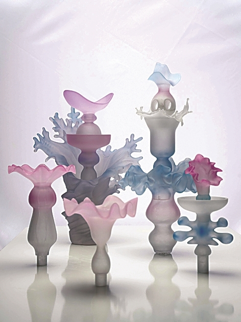 “生命”花瓶：落花成器藏春意